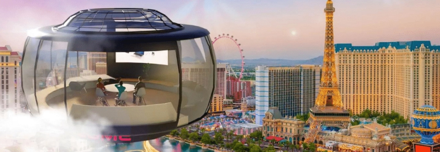 Pod in Las Vegas VR RendezVerse experience